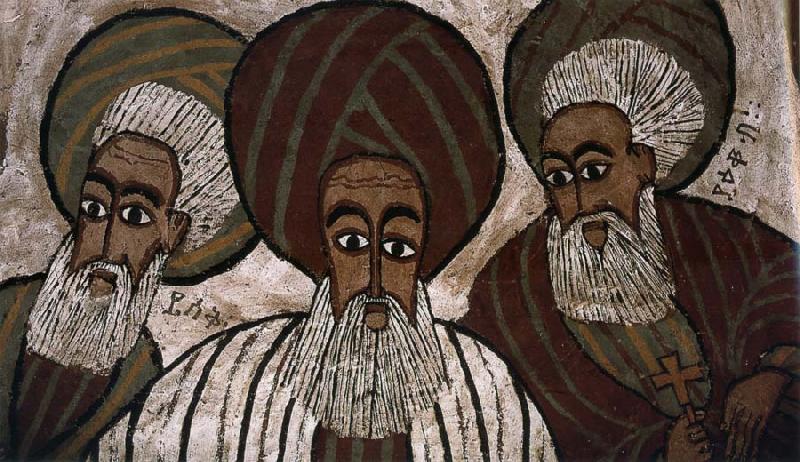 unknow artist The three patriarchs: Abraham, Isaak and Jakob Germany oil painting art